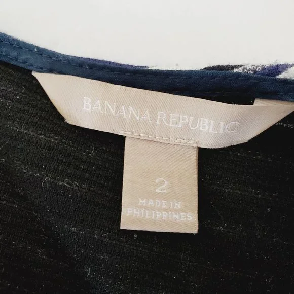 BANANA REPUBLIC Striped Fit & Flare Retro Dress - Picture 7 of 12